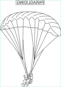 Coloriage Parachute Nouveau Photos Paragliding Coloring Printable Page for Kids