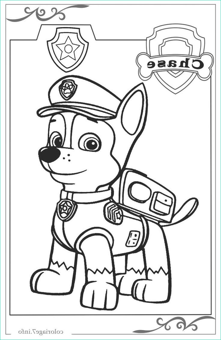Coloriage Paw Patrouille Inspirant Collection Paw Patrol La Pat Patrouille Coloriages Et Images