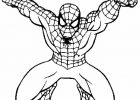 Coloriage Spiderman Facile Beau Photographie Coloriage Spiderman Maternelle En Action Dessin Gratuit à