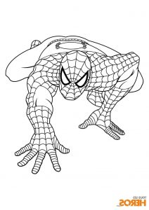 Coloriage Spiderman Facile Élégant Galerie Coloriage Vaisseau Spatial à Imprimer Dessus Coloriage De