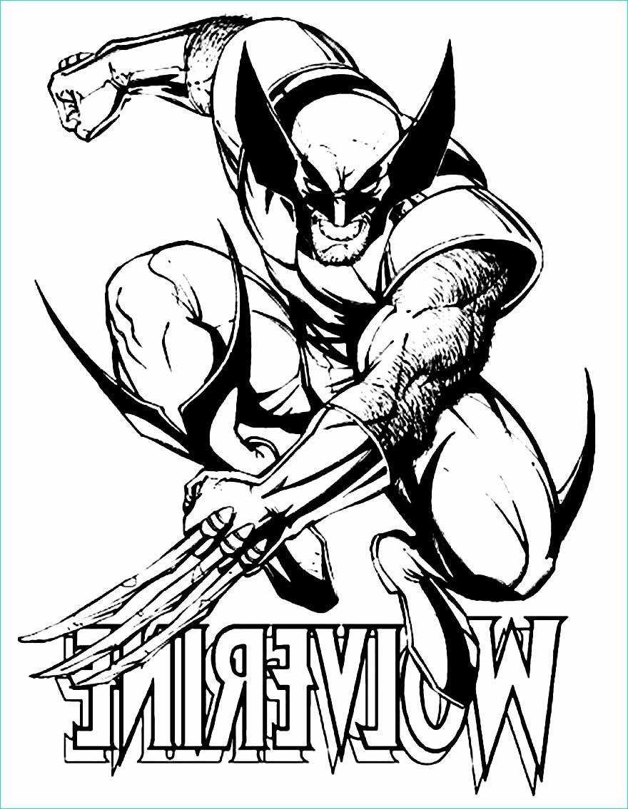 Coloriage Wolverine Luxe Collection Coloriages Wolverine Maison Bonte Votre Guide