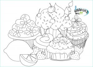 Dessin A Imprimer Cupcake Nouveau Galerie Cupcake Coloring Pages