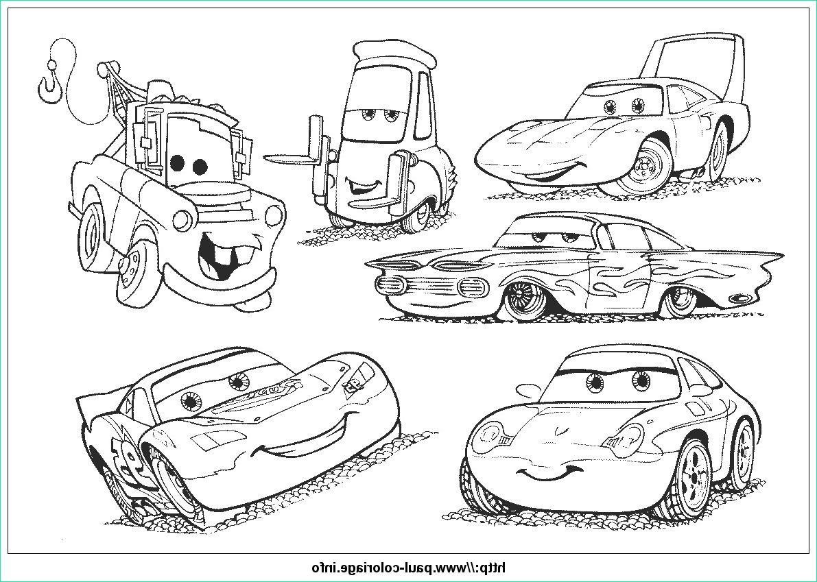 Dessin Cars Facile Impressionnant Collection Cars to for Free Cars Kids Coloring Pages