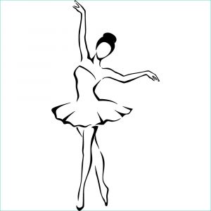 Dessin Danseuse Etoile Cool Galerie Adesivi Follia Adesivo Murale Ballerina