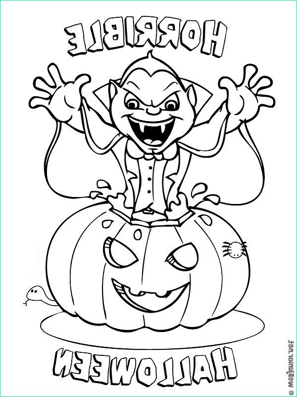 Dessin De Halloween Nouveau Photos Coloriage Citrouille D Halloween Et Dracula Dessin Gratuit