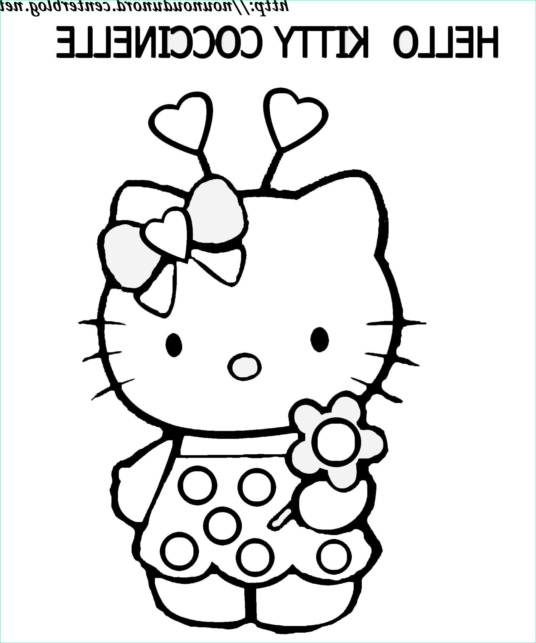 Dessin De Hello Kitty Élégant Photographie Coloriage Hello Kitty Tv
