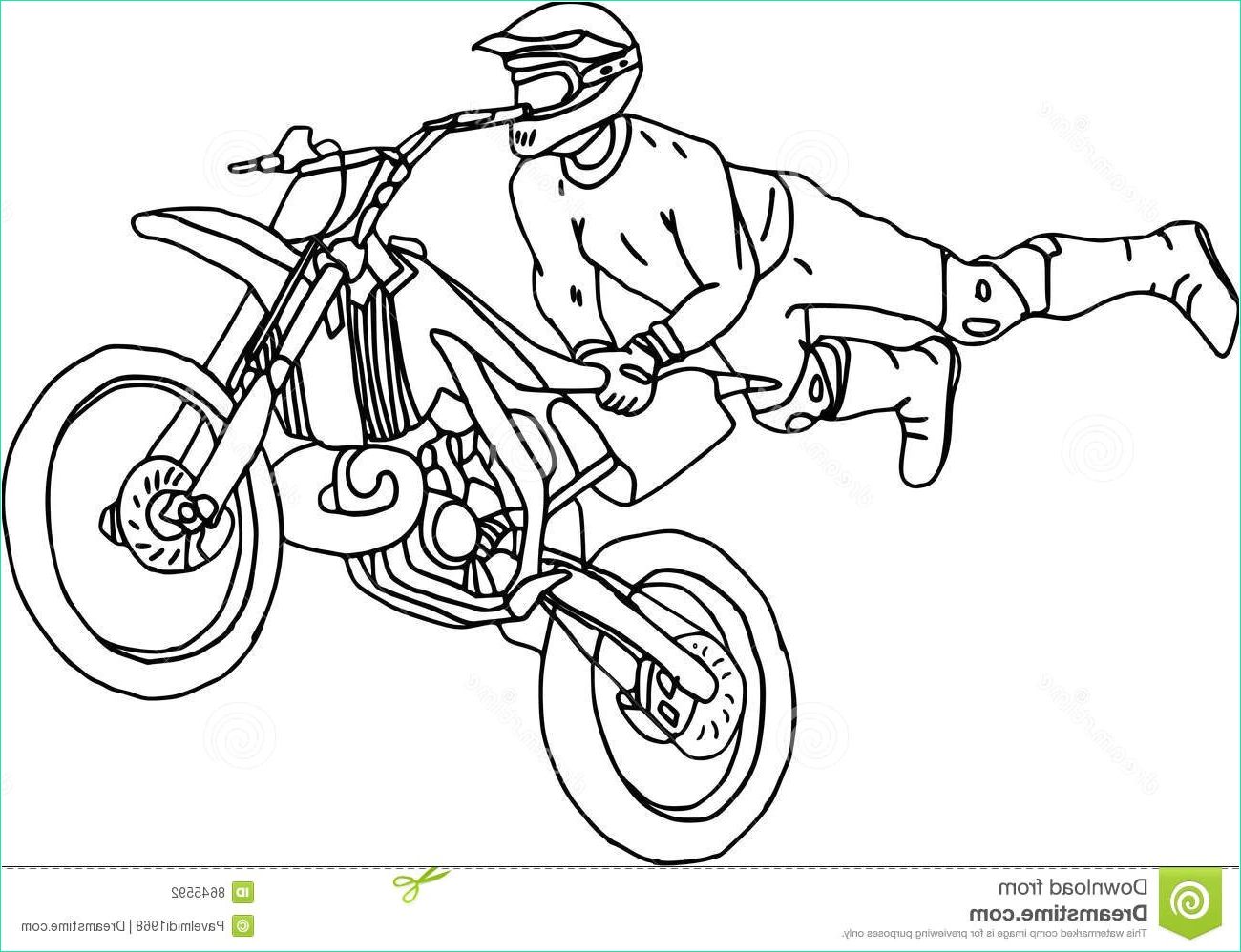 Dessin De Moto Cross Beau Images 11 Simpliste Coloriage Motocross S Coloriage