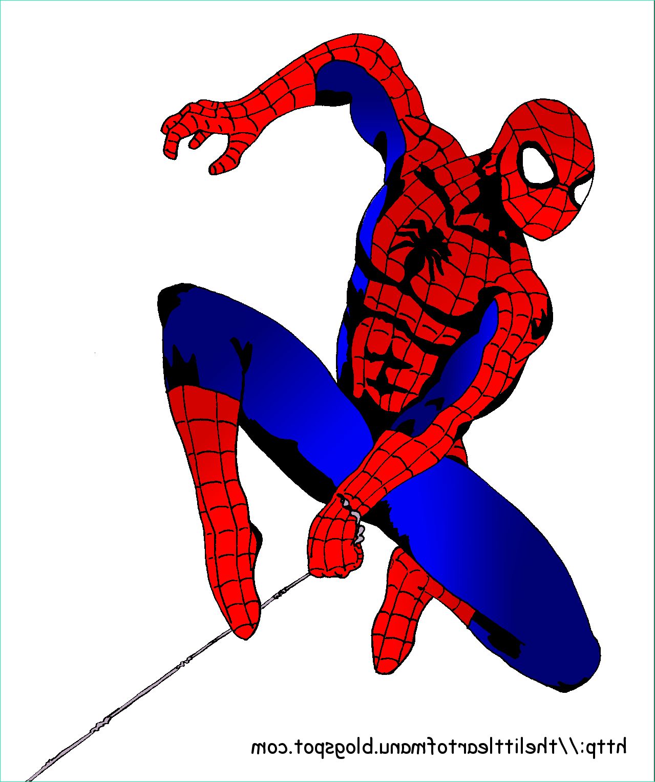 Dessin De Spider Man Bestof Photos the Little Art Of Manu Spider Man Color