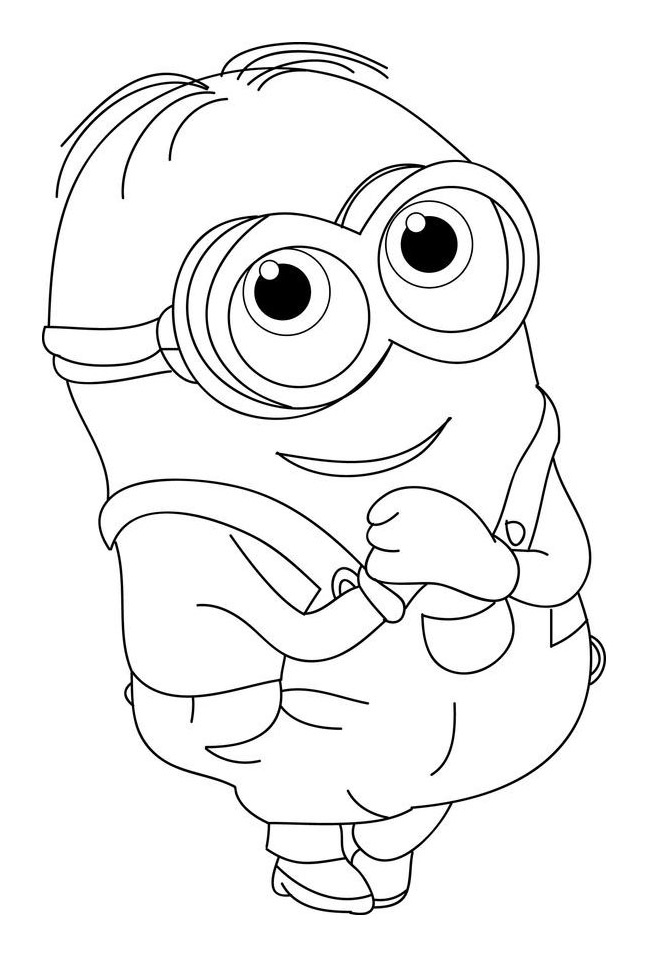 Dessin Facile Minion Beau Images Minions to Print Minions Kids Coloring Pages