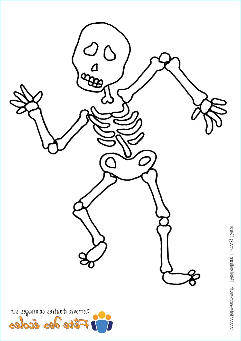 Dessin Halloween Squelette Beau Images Le Squelette