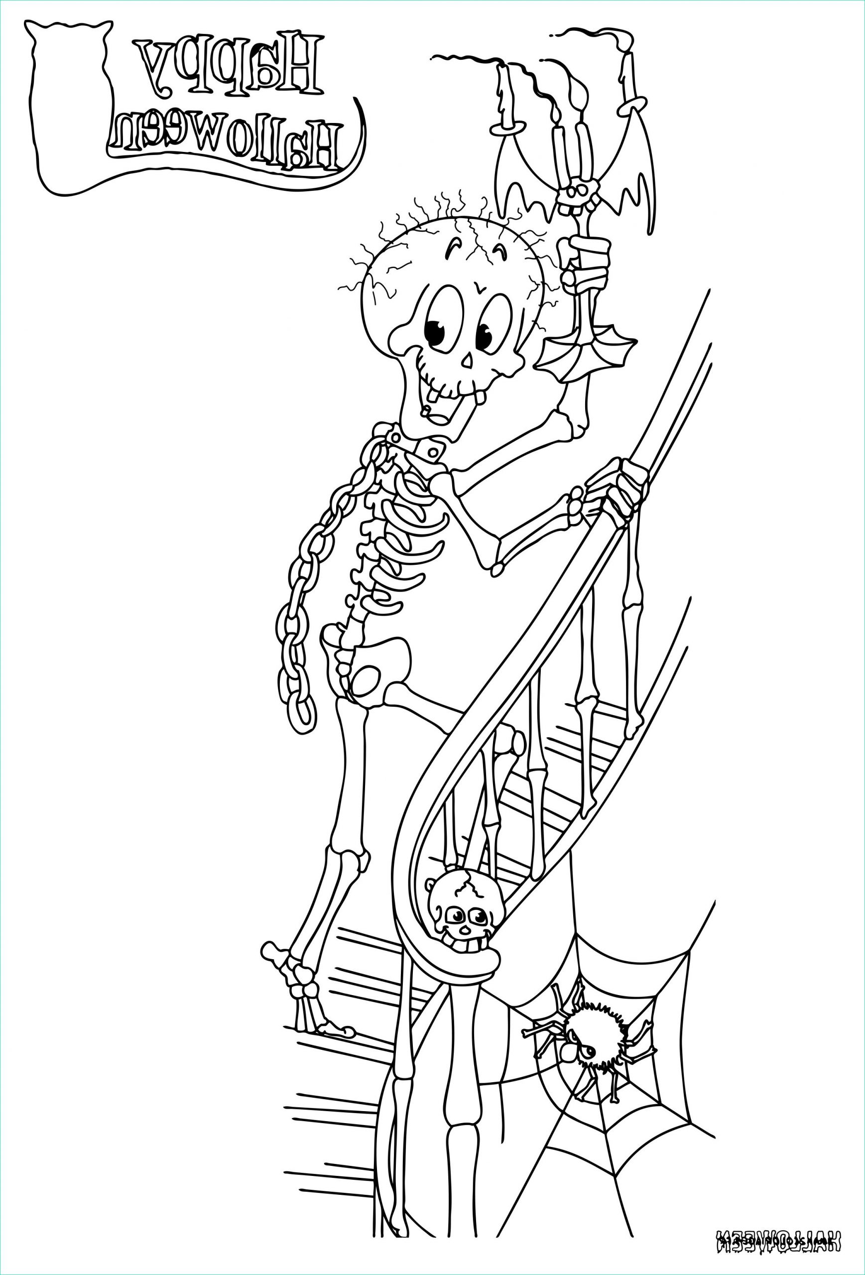 Dessin Halloween Squelette Inspirant Stock 15 Tendance Coloriage Halloween Squelette Gallery Coloriage