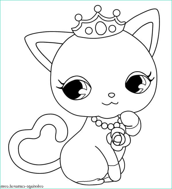 Dessin Imprimer Kawaii Bestof Photos Coloriage Chat Princesse Kawaii Dessin Gratuit Coloriage