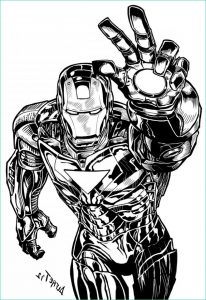 Dessin Iron Man Beau Galerie Coloriage Iron Man Marvel En Noir Et Blanc Dessin Gratuit