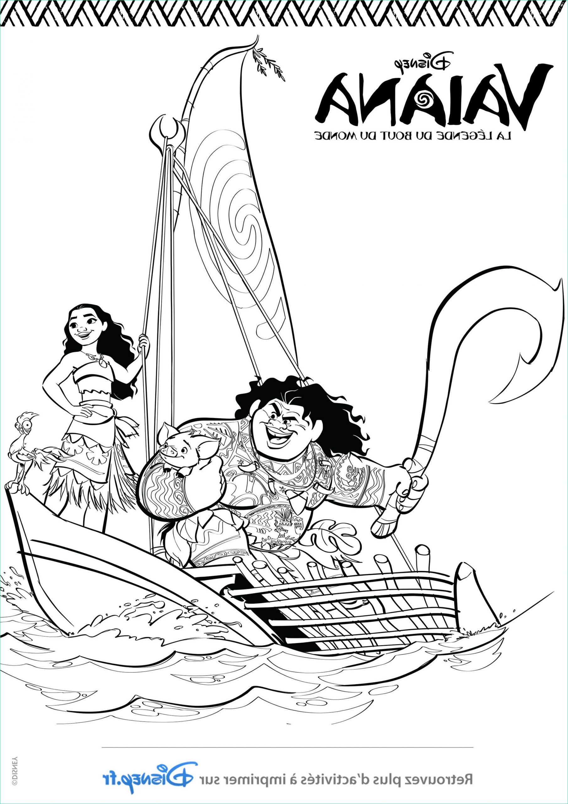Dessin Moana Nouveau Galerie Moana to Color for Kids Moana Kids Coloring Pages