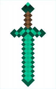 épée Minecraft Dessin Cool Collection Minecraft Sword Coloring Pages