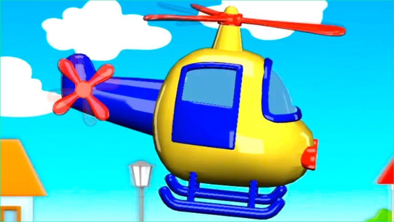 Helicopter Dessin Cool Image Mon Petit Hélicoptère Dessin Animé Pour Les Enfants