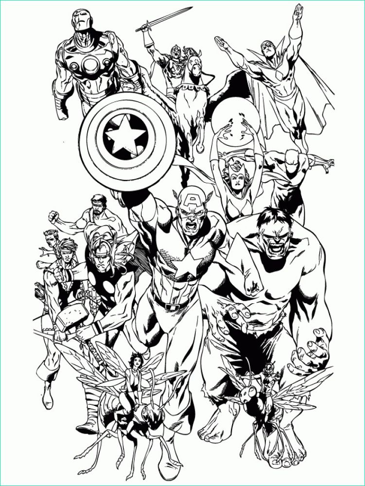 Marvel Coloriage Bestof Photos End Game Free Coloring Pages