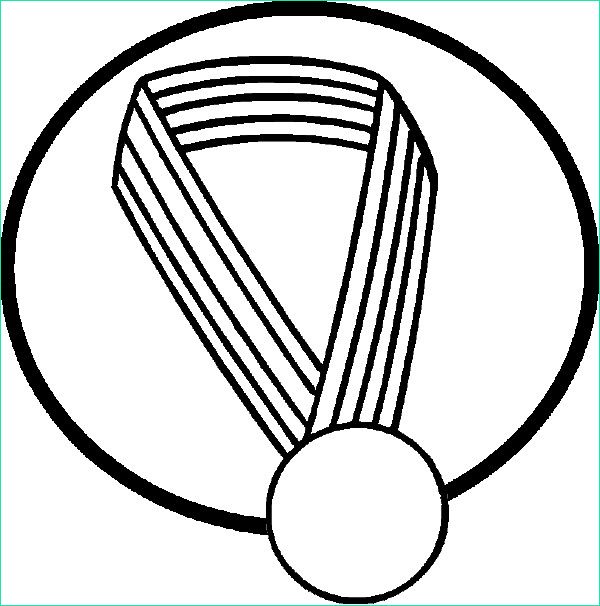 Médaille à Colorier Luxe Stock Coloriage Une Médaille Vecteur Dessin Gratuit à Imprimer