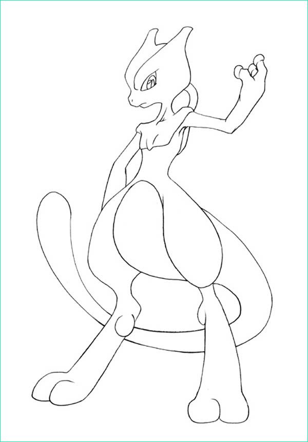 Mewtwo Dessin Cool Photographie Drawing Of Mewtwo Coloring Page Download &amp; Print Line