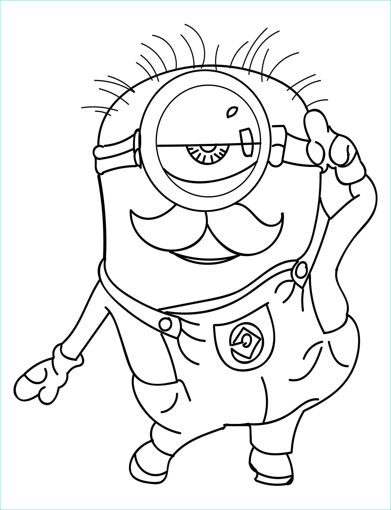 Minions Dessin Impressionnant Image Minions to Color for Kids Minions Kids Coloring Pages