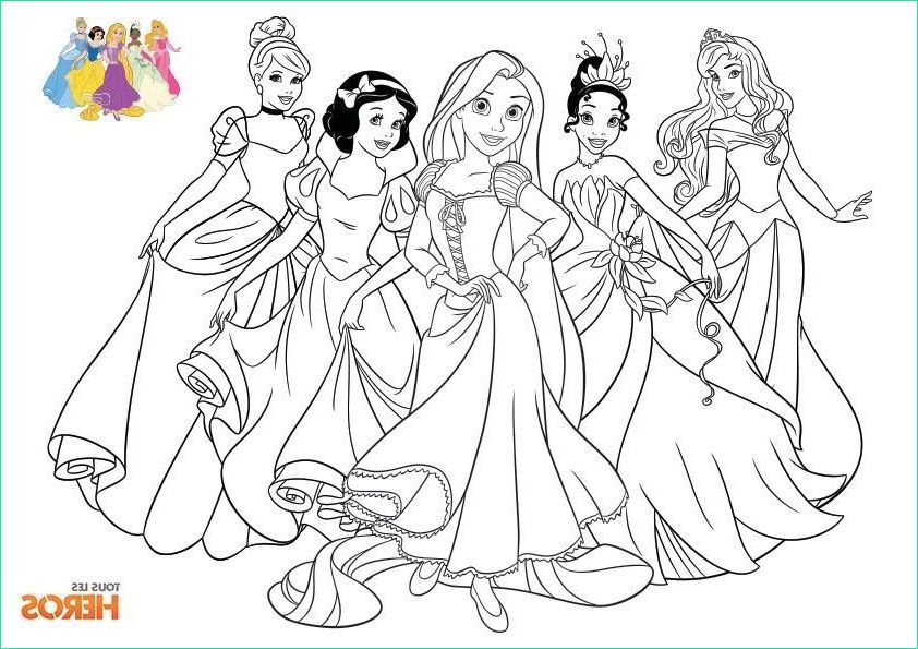 Princesse Disney à Colorier Nouveau Photos Coloriage Princesse Imprimer Beautiful Coloriages Les