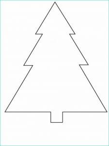 Sapin Dessin Simple Impressionnant Stock Coloriage forme Simple Sapin