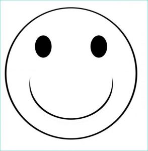 Sourire Dessin Élégant Image Coloriage Smiley sourire Dessin Gratuit à Imprimer