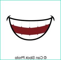 Sourire Dessin Inspirant Stock Smile Cartoon Icon Mouth Design Vector Graphic Mouth
