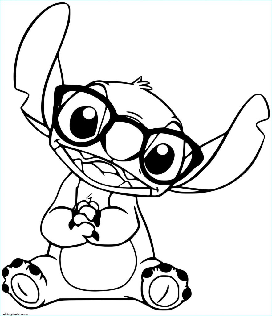 Dessin Stitch Noir Et Blanc Stitch A Imprimer Impressionnant Stock Coloriage Stitch Pret Pour La
