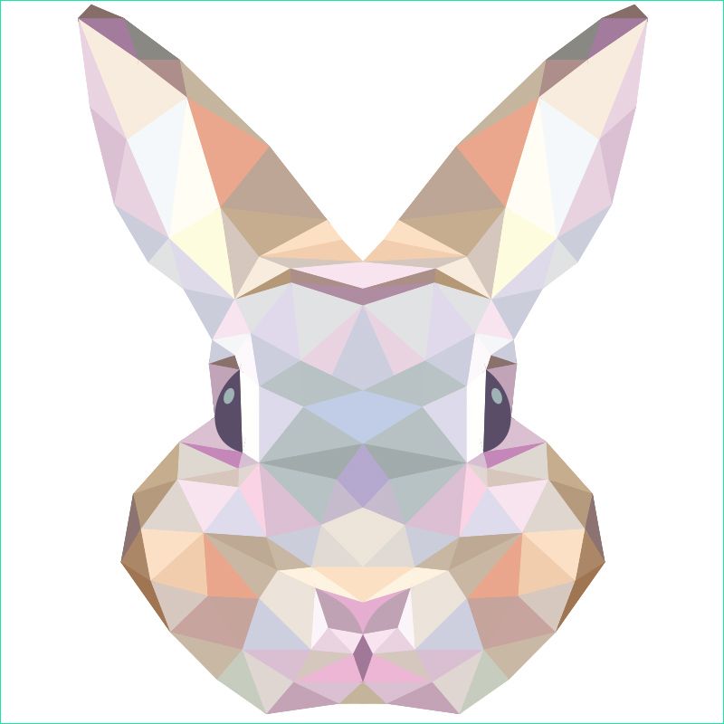 Tete Lapin Dessin Impressionnant Collection Sticker origami Tête De Lapin – Stickers Animaux Animaux