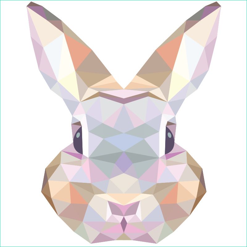 sticker origami tete de lapin xml 420 369 3351