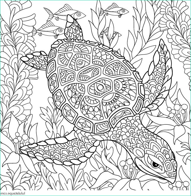 Coloriage Anti-stress Inspirant Galerie Coloriage Antistress Une tortue Marine Lulu La Taupe
