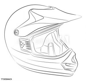 Coloriage Casque Moto Cross Cool Photos &quot;standart Motocross Helmet Vector Drawing&quot; Stock Image and
