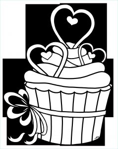 Coloriage Cupcake Cool Photos Best Cupcake Outline 8278 Clipartion