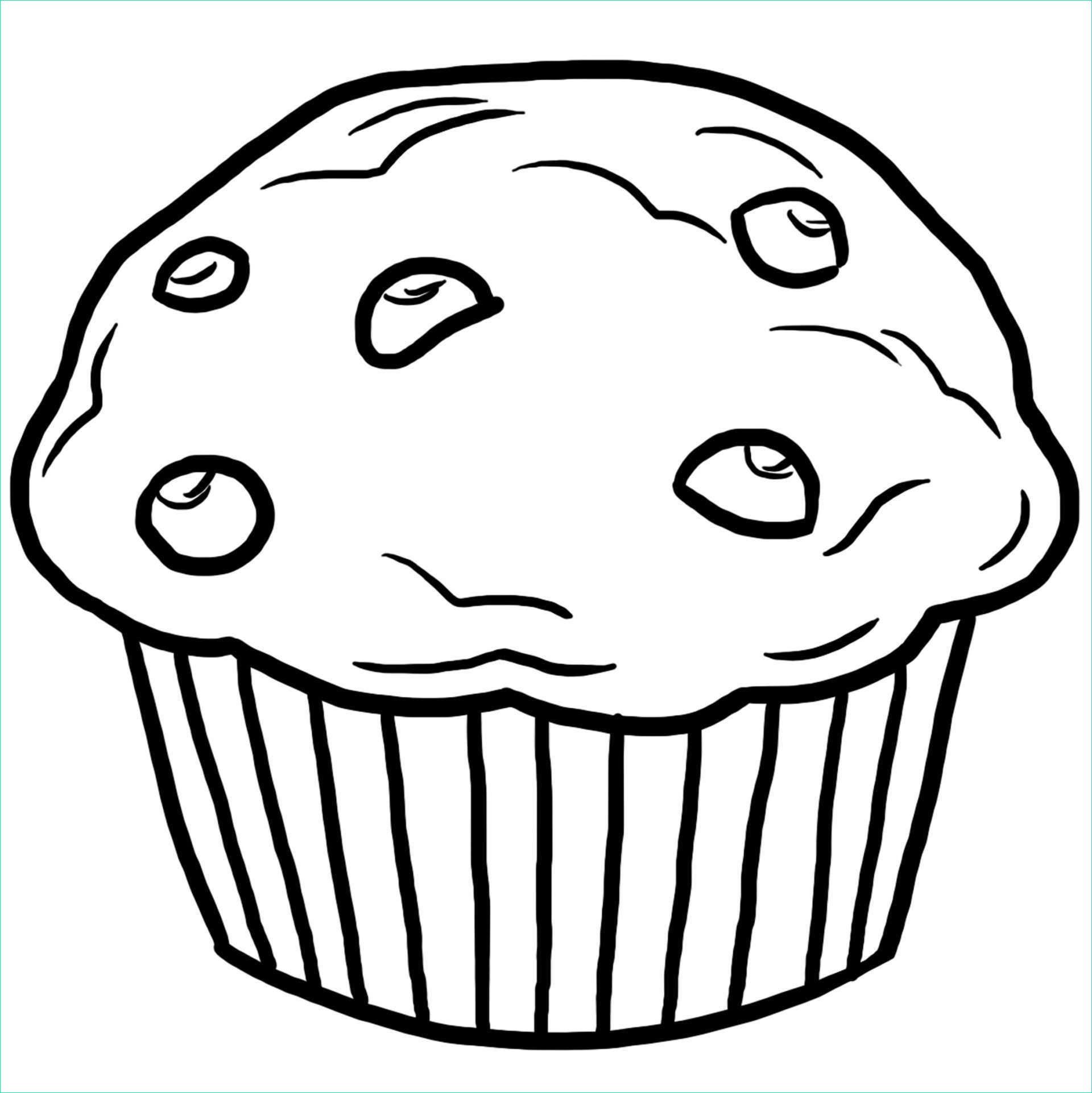 Coloriage De Cupcake Luxe Image Dessin Cupcake Unique S Coloriage Des Aliments Muffin