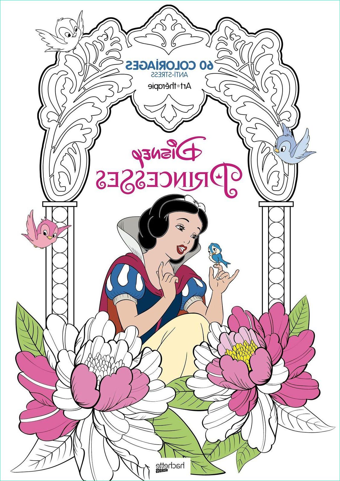 Coloriage De Princesse Disney Beau Collection Disney Princesses 60 Coloriages Art Thérapie Le Blog