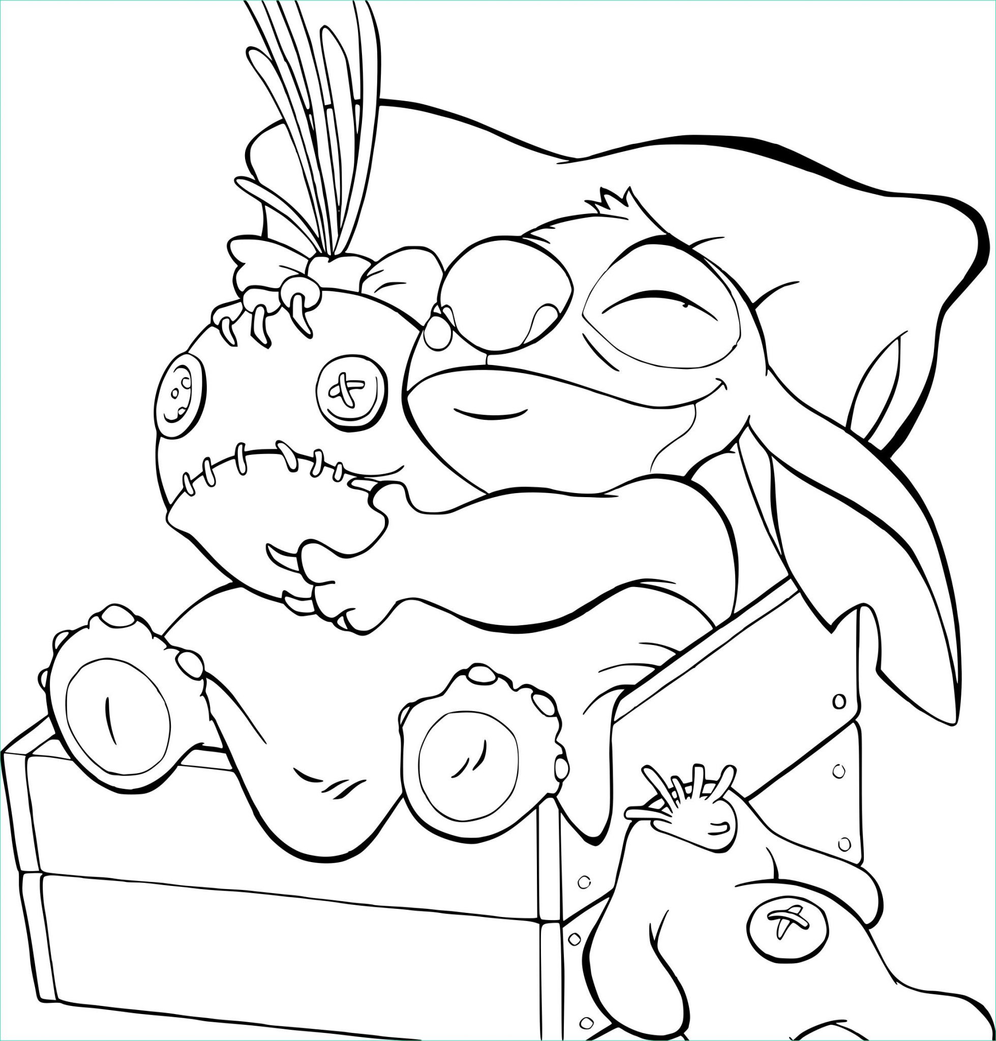 Coloriage Disney Stitch Dessin Disney Bebe A Imprimer Images