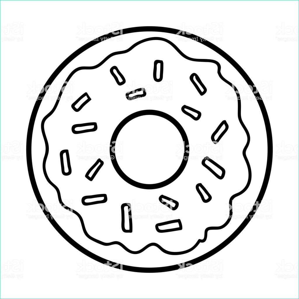 Coloriage Donut Impressionnant Image Coloriage Donuts