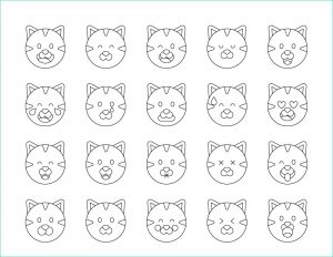 Coloriage Emojis Luxe Galerie Coloriages à Imprimer Gratuitement