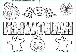 Coloriage Halloween Facile Élégant Images Coloriage Halloween Enfants Dessin Gratuit à Imprimer
