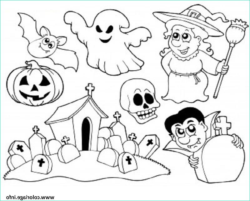 Coloriage Halloween Facile Impressionnant Galerie Coloriage Halloween Enfants Facile Dessin