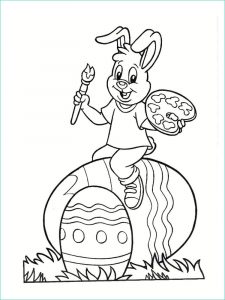 Coloriage Lapin Paques Beau Collection Coloriage Lapin De Pâques 20 Coloriages à Imprimer