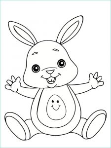 Coloriage Lapin Paques Cool Galerie Coloriage Lapin De Pâques 20 Coloriages à Imprimer