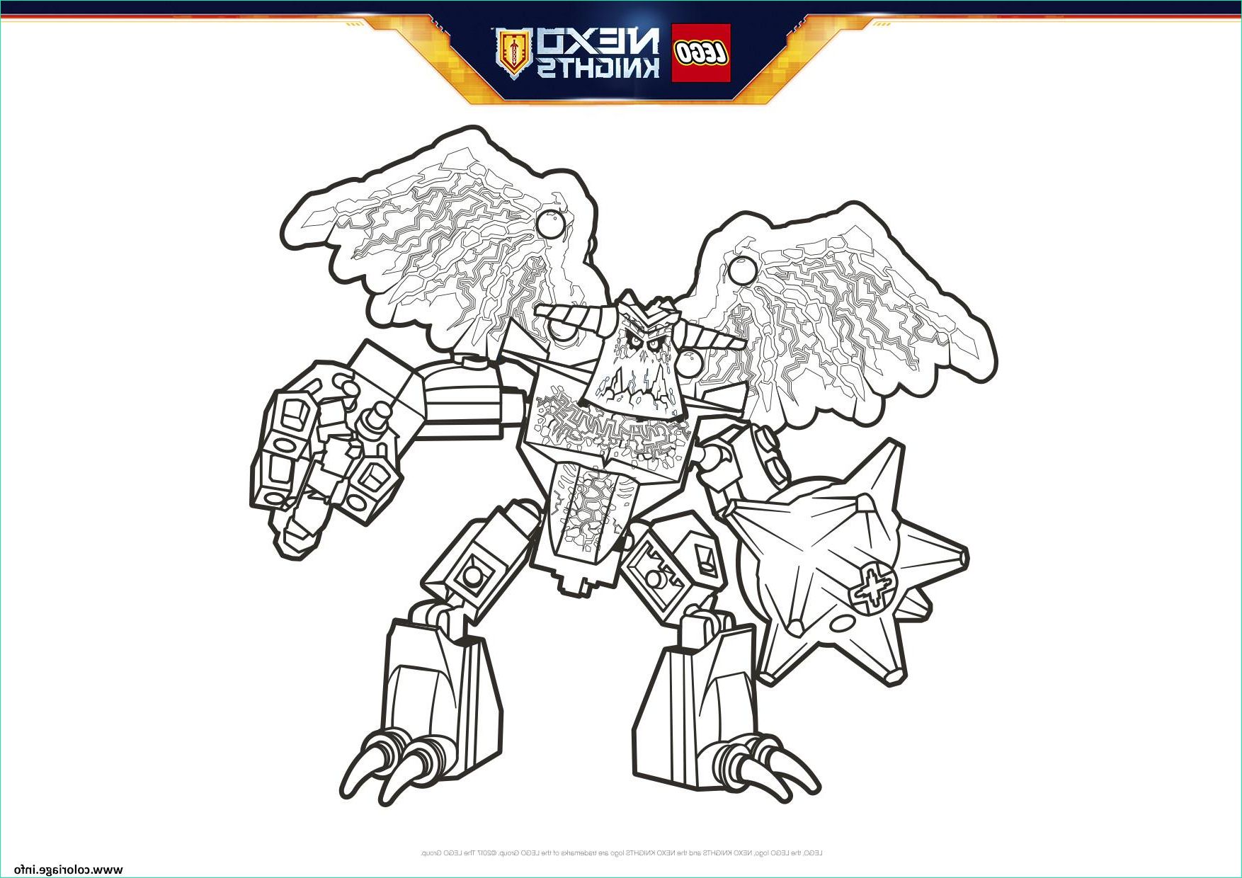 Coloriage Lego Nexo Knights Luxe Image Coloriage Lego Nexo Knights Grimroc Jecolorie