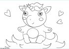 Coloriage Licorne Luxe Image Coloriage Cute Baby Licorne Jecolorie