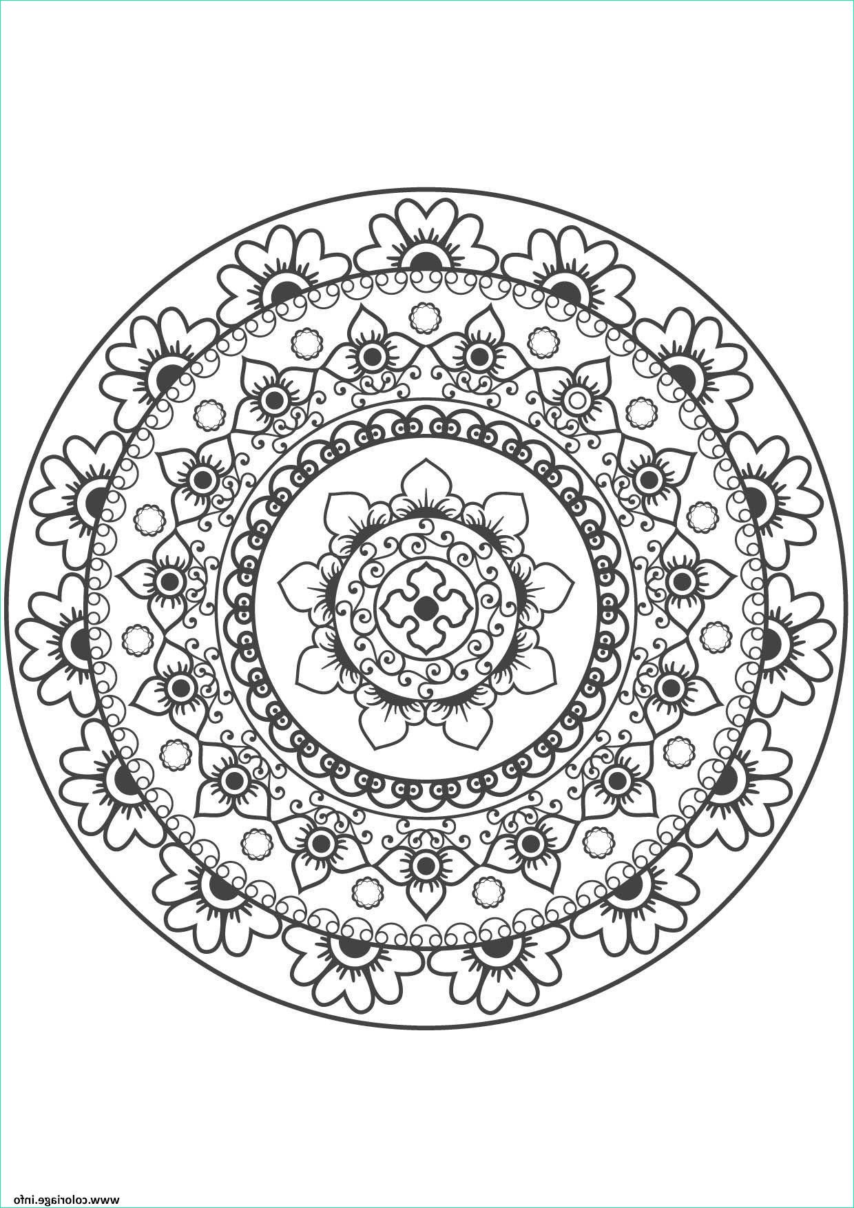 Coloriage Magique Mandala Impressionnant Image Coloriage Gulli Mandala Fleur 10 Dessin