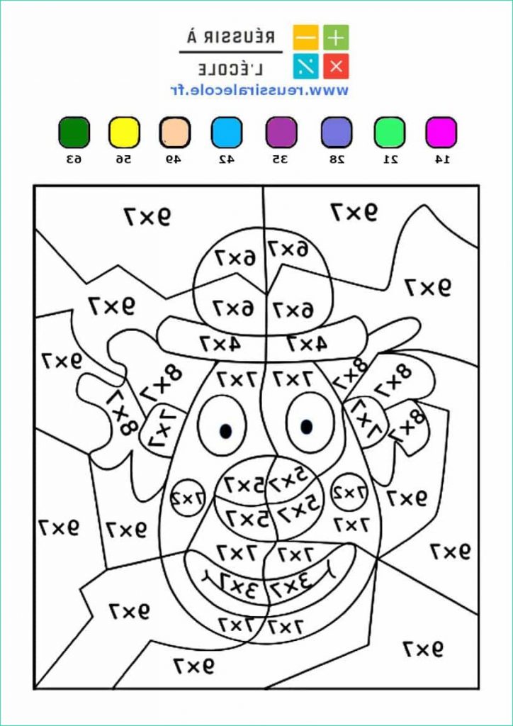 10 Beau De Coloriage Magique Multiplications Photographie  Coloriage