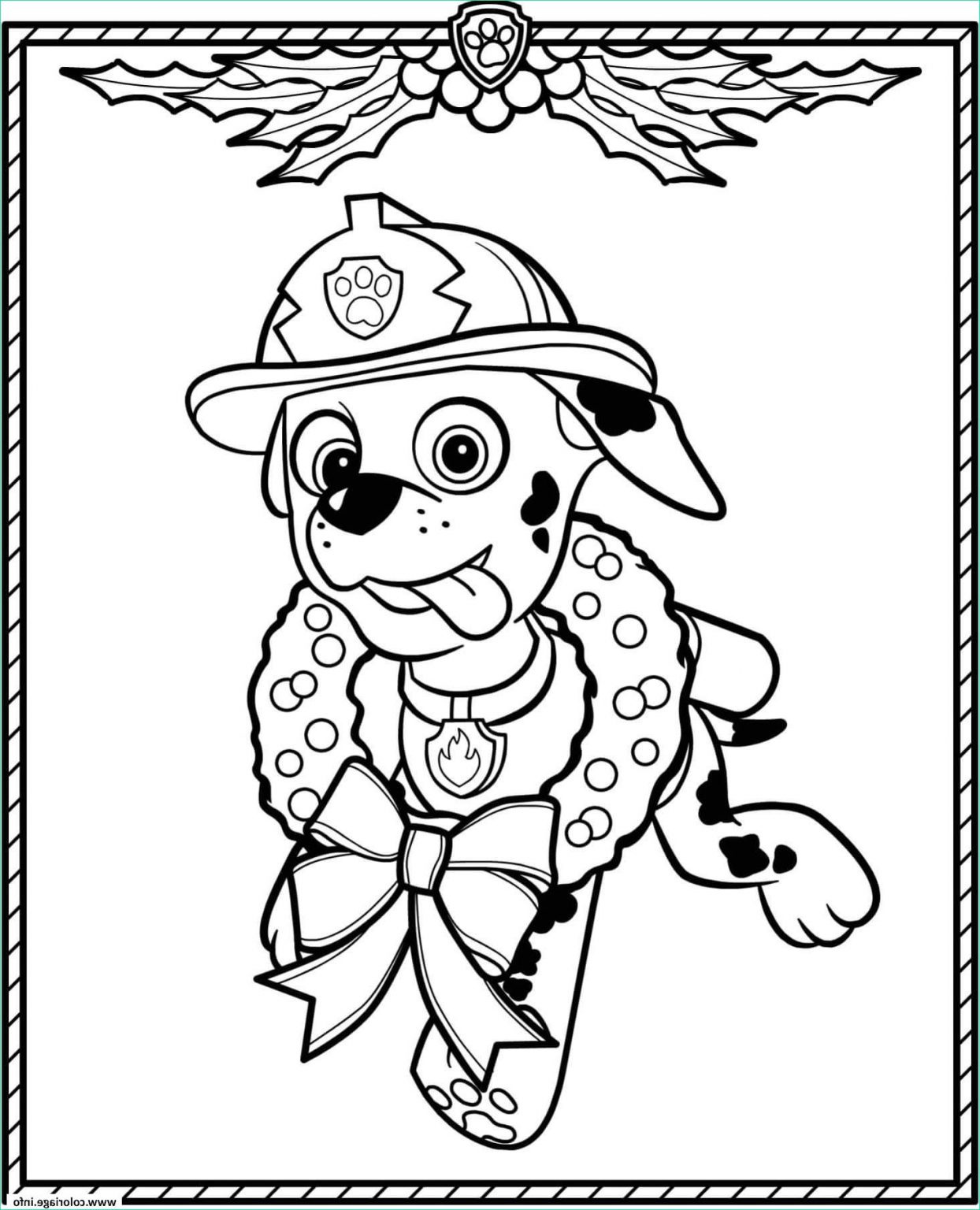 15 Nouveau De Coloriage Noel Pat Patrouille Stock  Coloriage  Coloriage