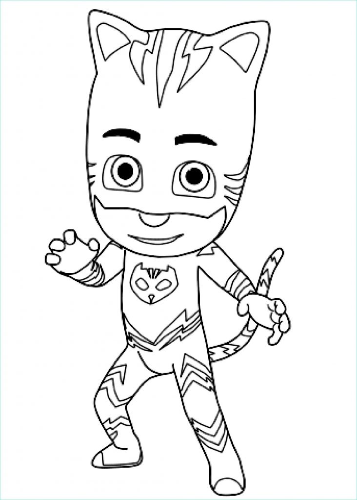 Coloriage Pj Mask Beau Images Pyjamahelden Kleurplaat Leuk Voor Kids ...