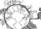 Coloriage Planète Terre Luxe Image Coloriage Globe Terrestre Coloriage Le Jour De La Terre 22